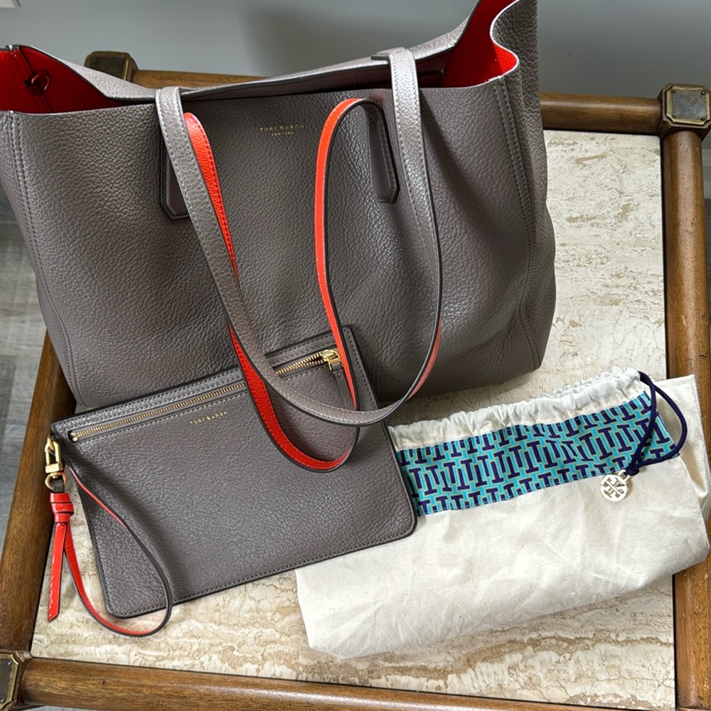 Tory Burch Perry Tote & Wristlet